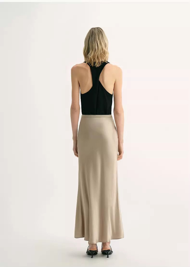 PREMIUM STYLE CO. LTD. | Women's Vinegar Acetate Fishtail Skirt