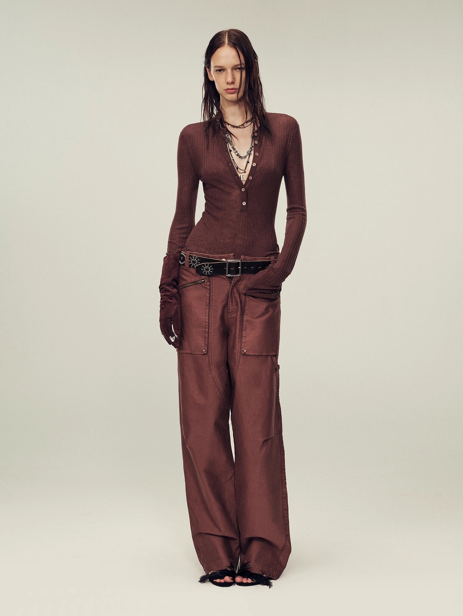 FIRELADY FUR | Women's Ultrafine Wool Blend Knit Top