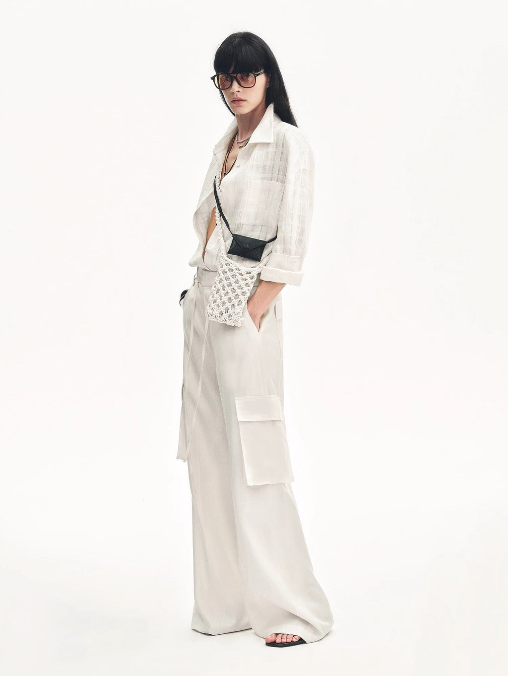 PREMIUM STYLE CO. LTD. | Women's Tencel & Linen Blend Wide Leg Pants