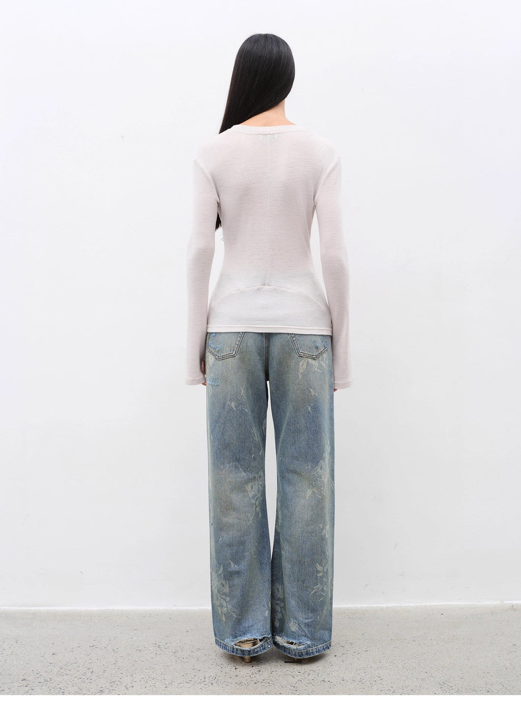 FIRELADY FUR | Women's "Glove Cuffs" Wool Sweater