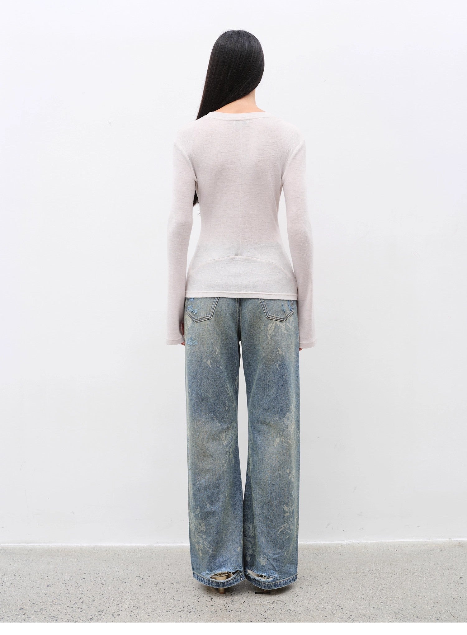 FIRELADY FUR | Women's "Glove Cuffs" Wool Sweater