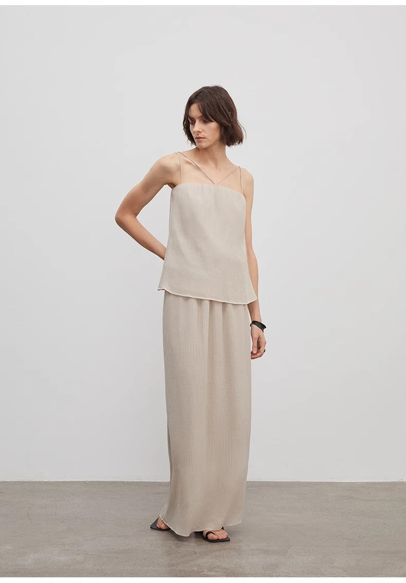 Women's A-Line Maxi Skirt | Mountainous Clouds