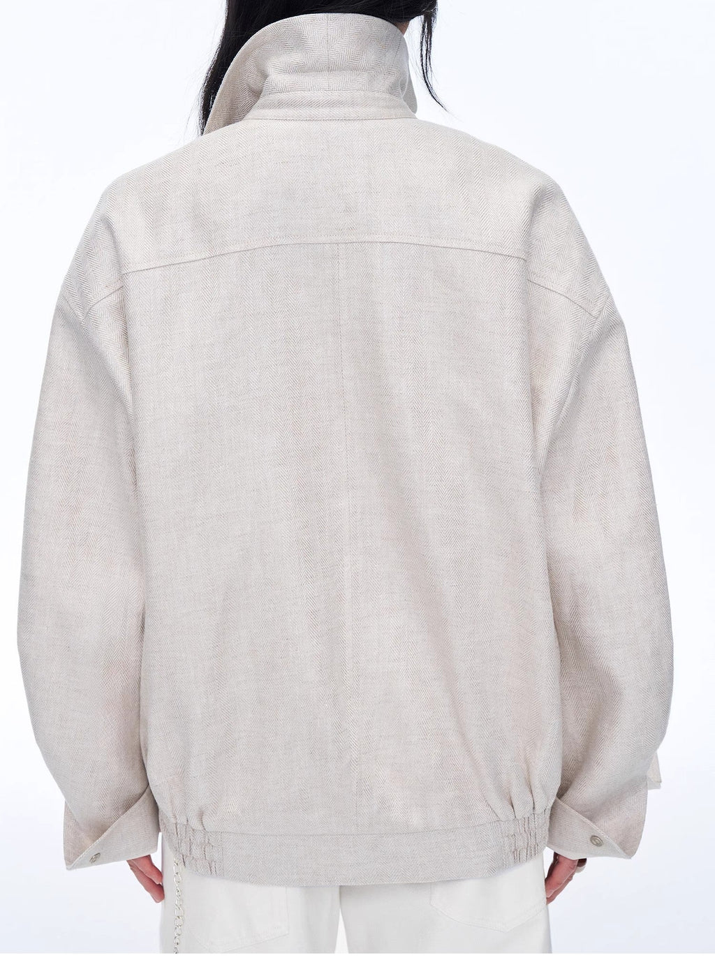 Women's Linen Jacket | Beaded Embroidery