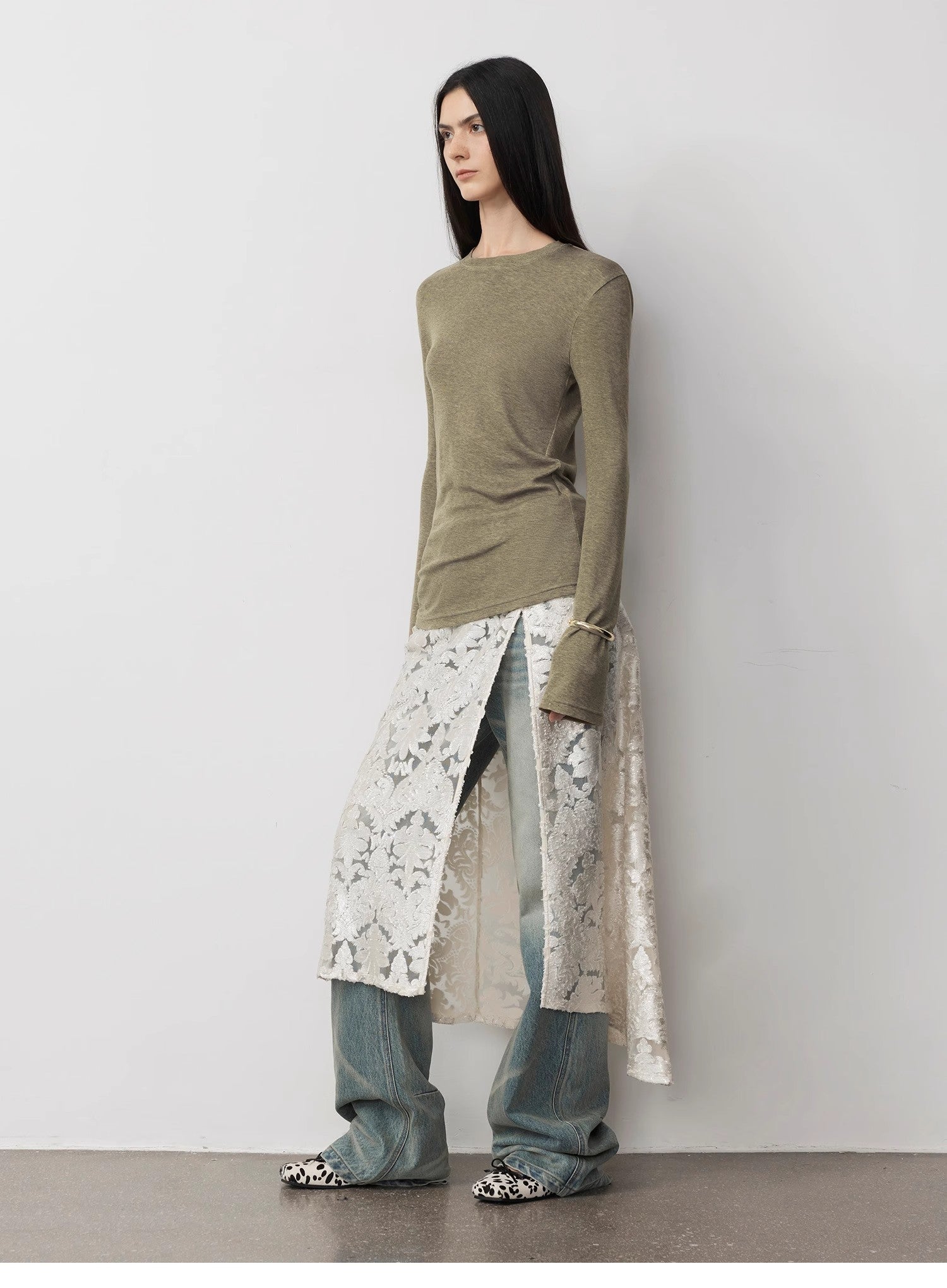 PREMIUM STYLE CO. LTD. | Women's Lyocell & Wool Blend Shirt