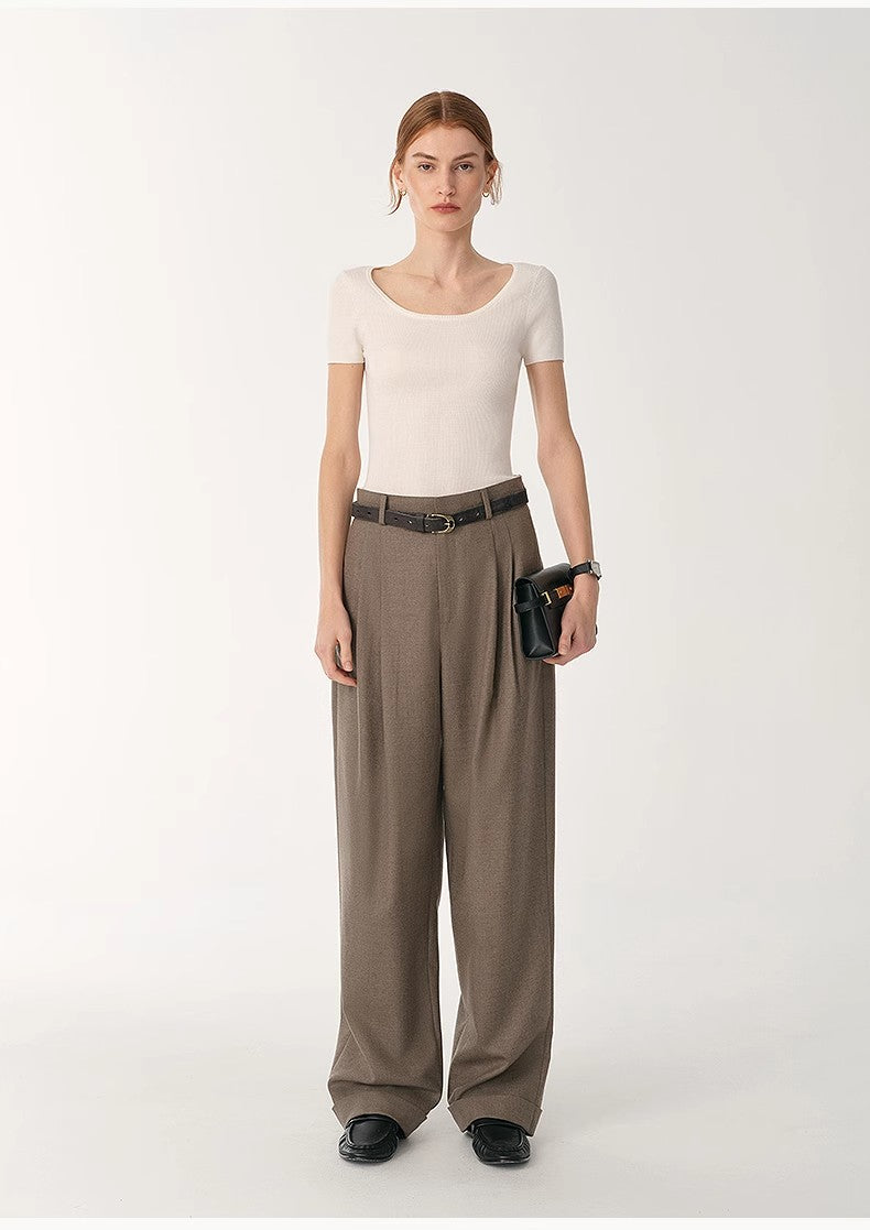 FIRELADY FUR | Women's Wool Round Neck Top