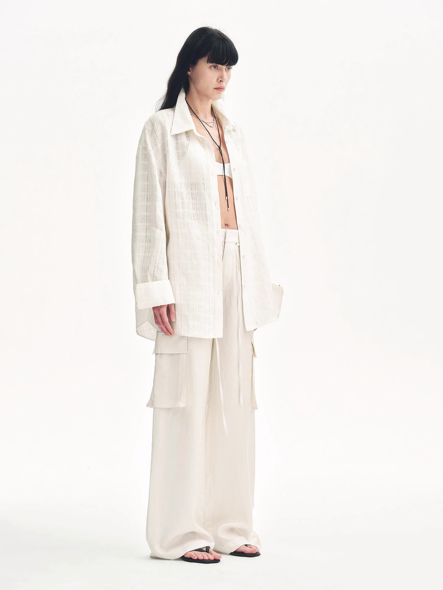 PREMIUM STYLE CO. LTD. | Women's Tencel & Linen Blend Wide Leg Pants