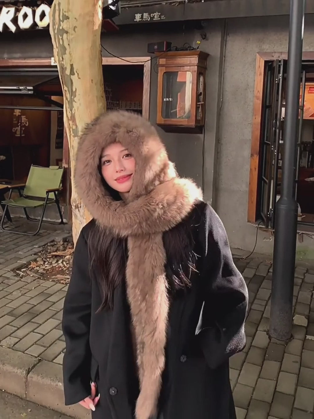 FIRELADY FUR | Women's Fox Fur Hat Scarf