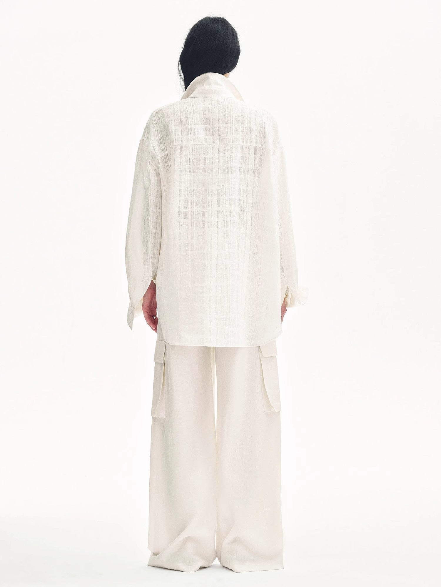 PREMIUM STYLE CO. LTD. | Women's Tencel & Linen Blend Wide Leg Pants