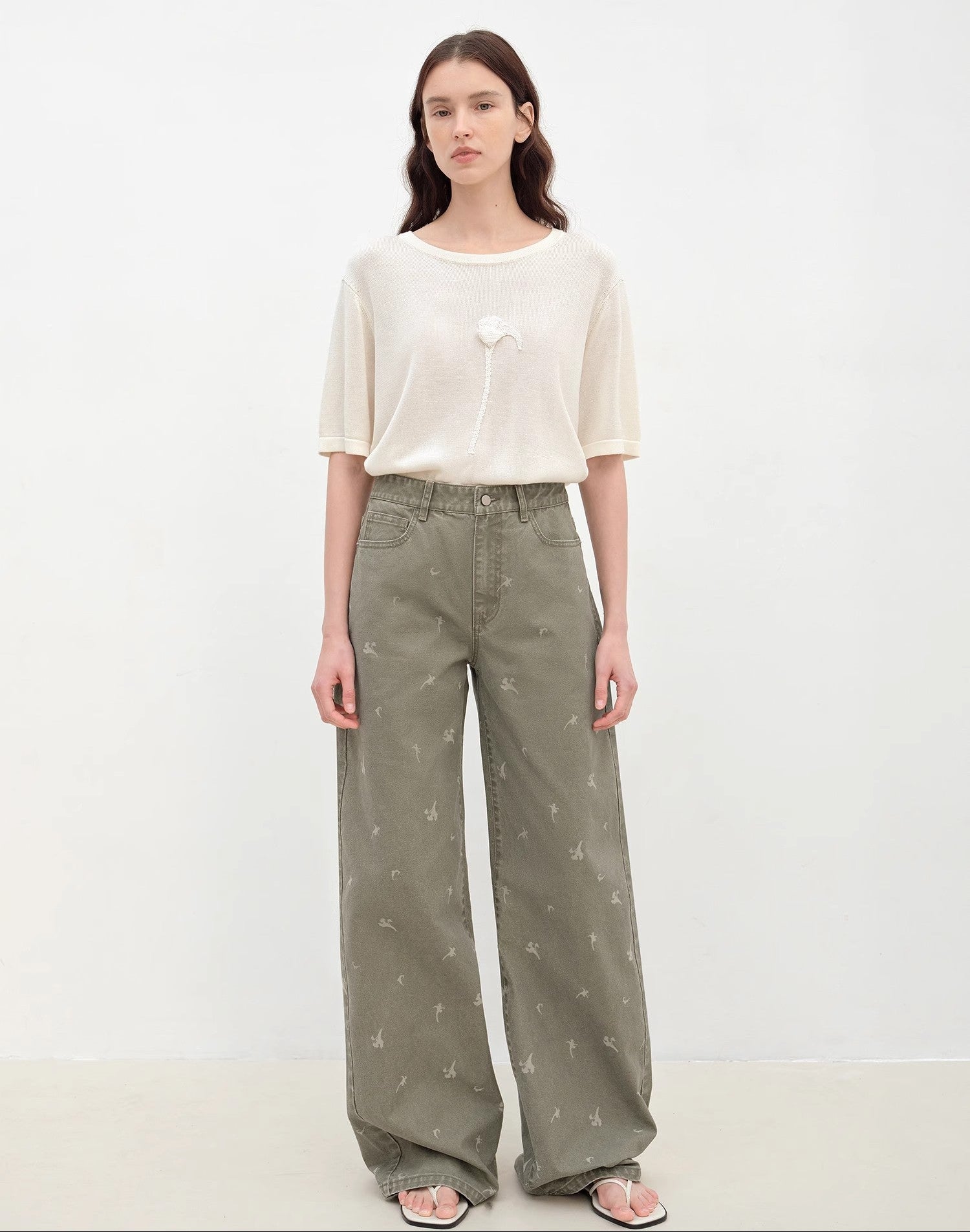 FIRELADY FUR | Women's Calla Lily Print Jeans