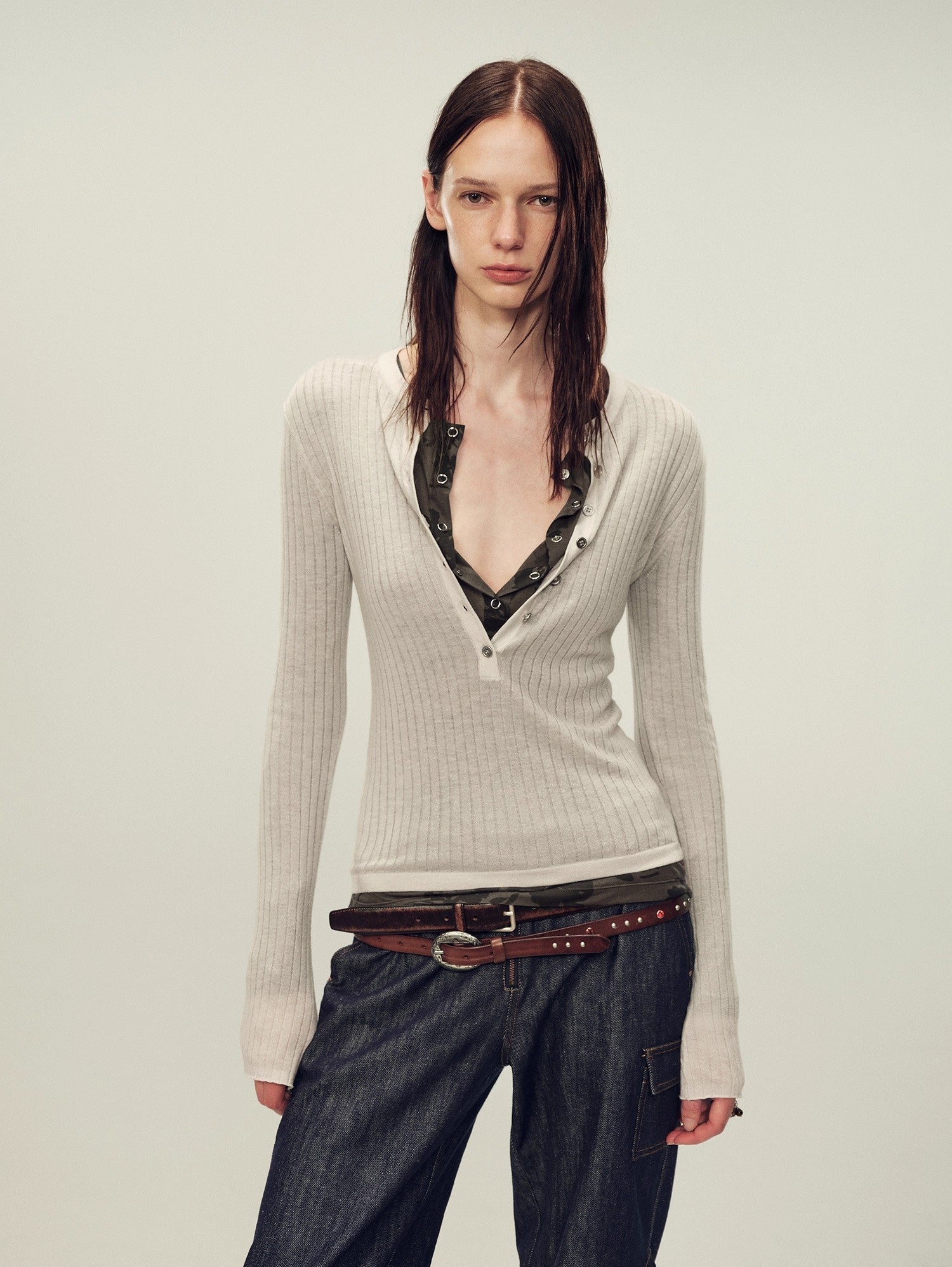 FIRELADY FUR | Women's Ultrafine Wool Blend Knit Top