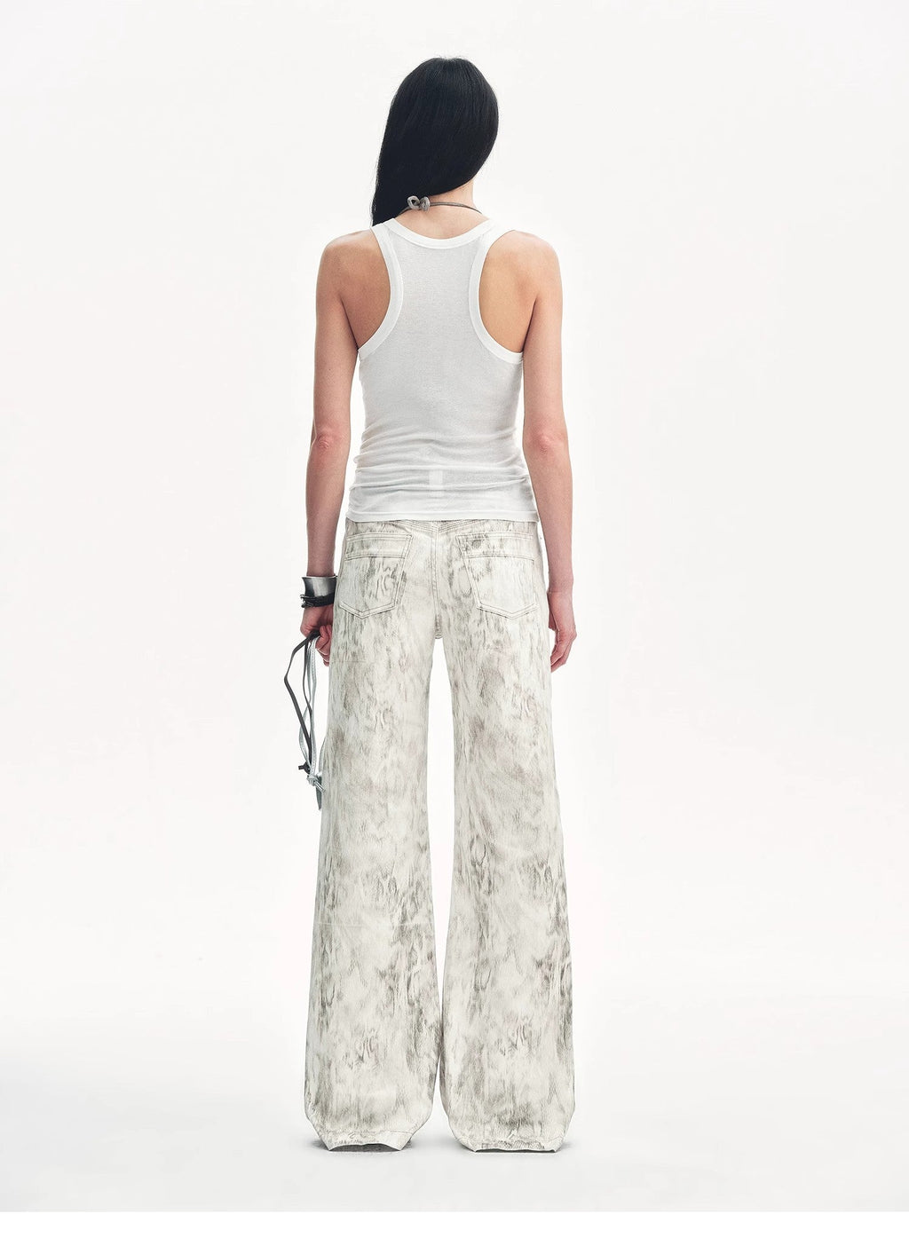 PREMIUM STYLE CO. LTD. | Women's Snake Print Flared Jeans