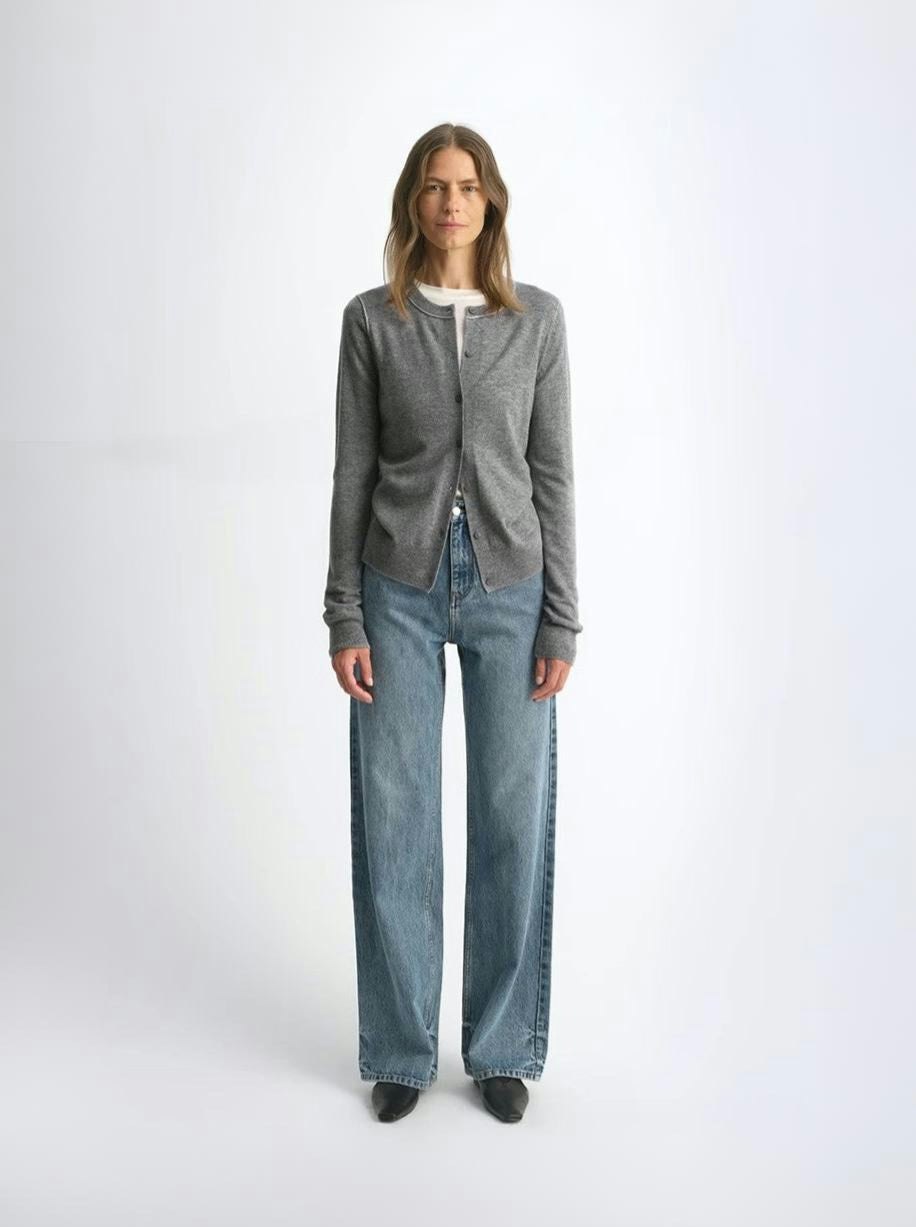 PREMIUM STYLE CO. LTD. | Women's Wool Blend Knit Cardigan