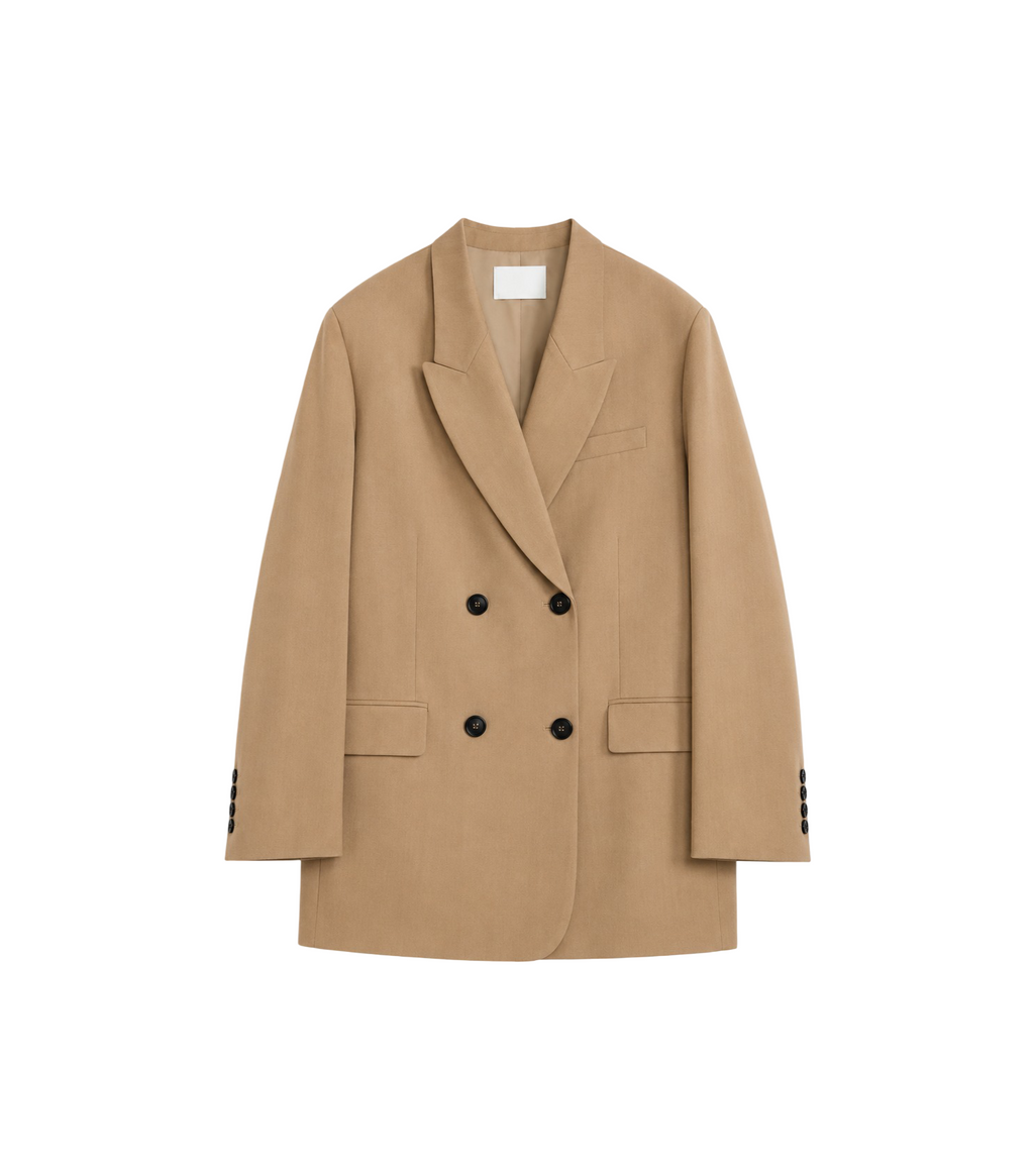 FIRELADY FUR | Women's High-Density Fine Silk & Wool Blend Suit Jacket