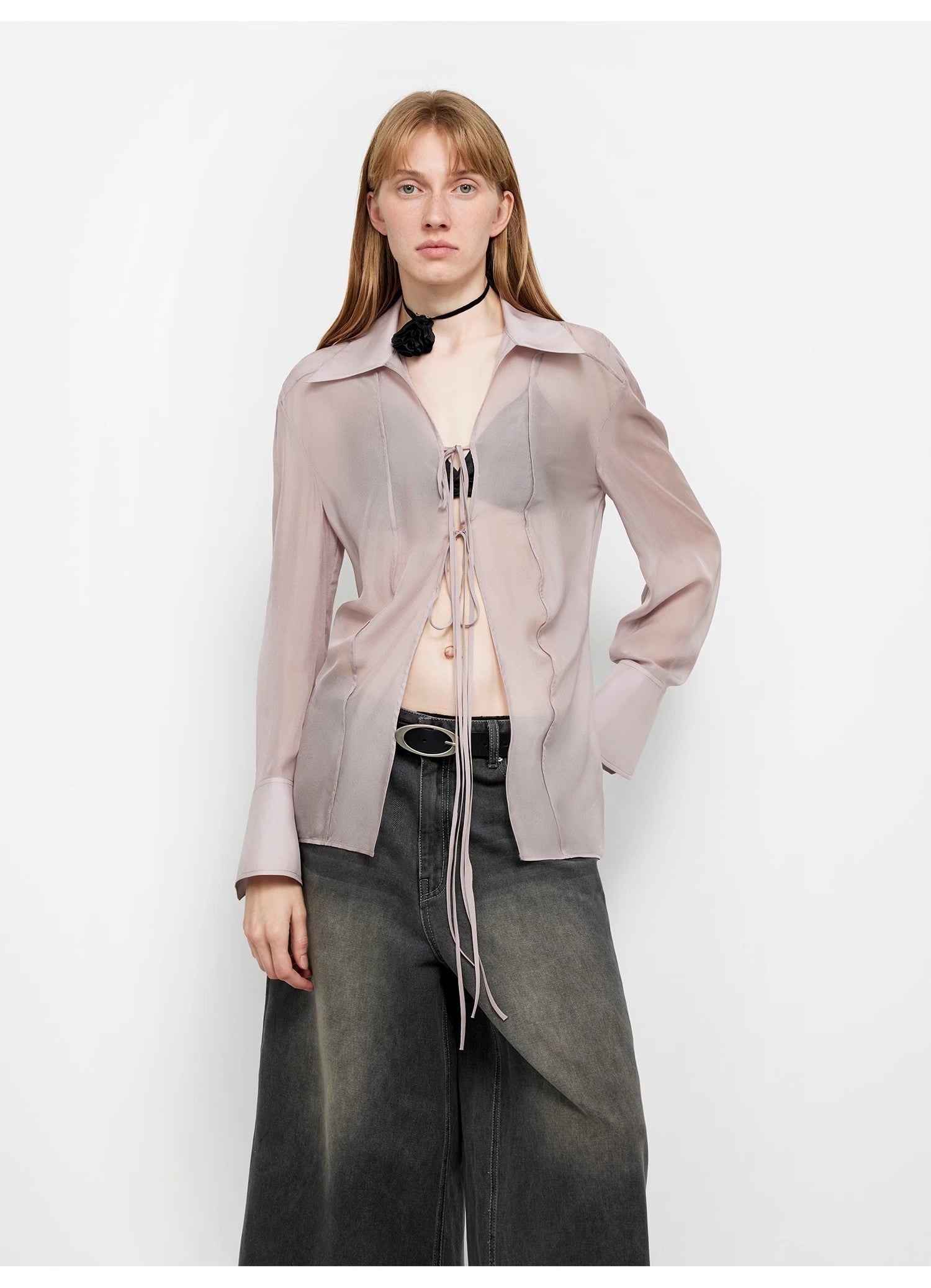 FIRELADY FUR | Women's Silk Chiffon Top