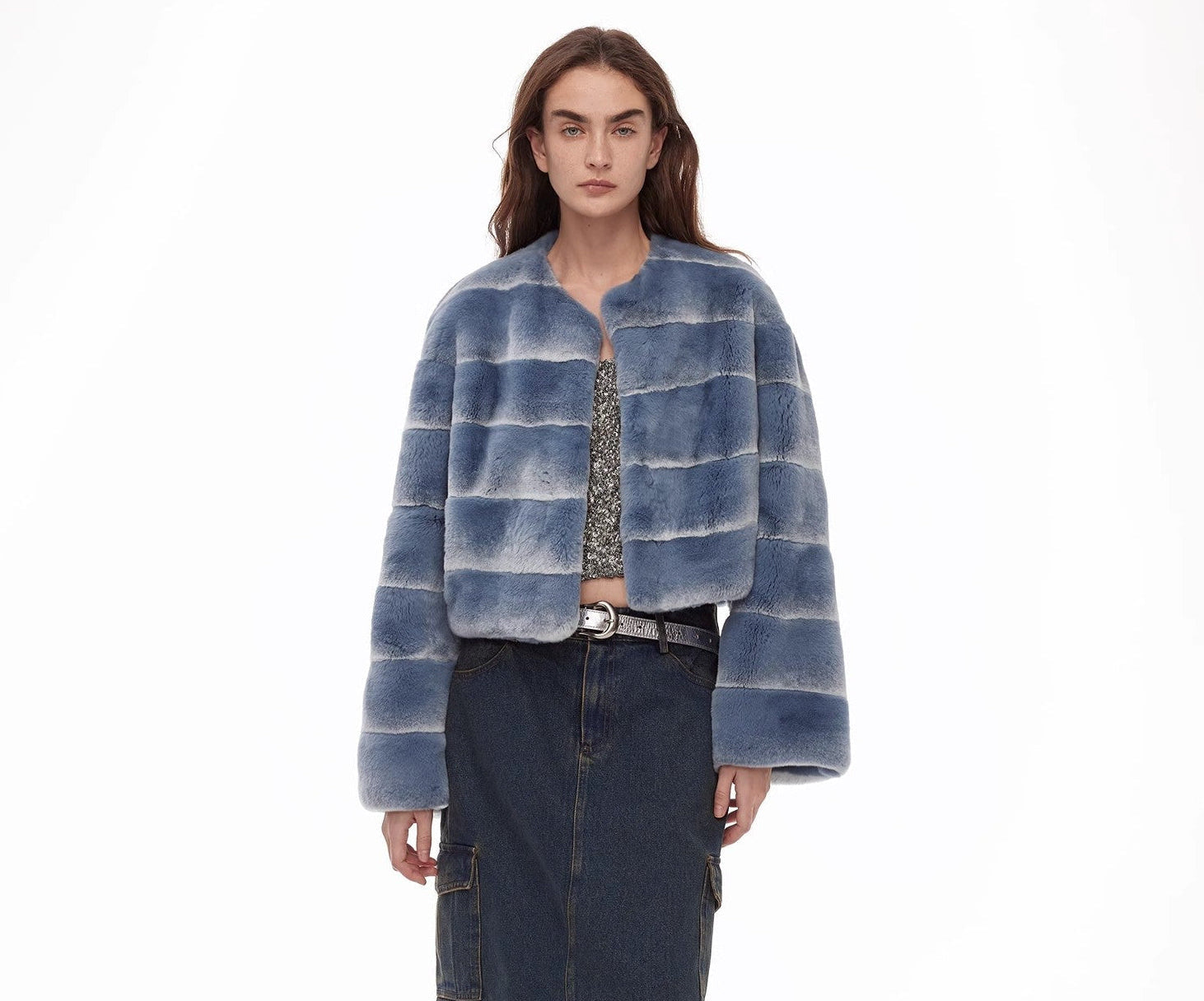 FIRELADY FUR | Women's Rex Rabbit Fur Jacket