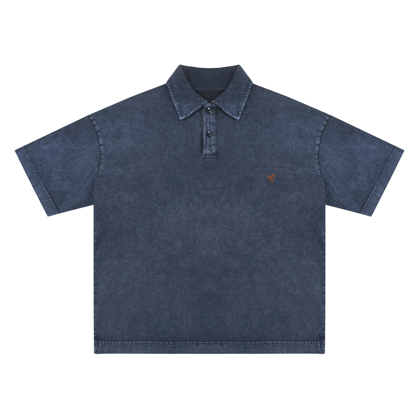 Cotton Polo T-shirt | Snow Washed