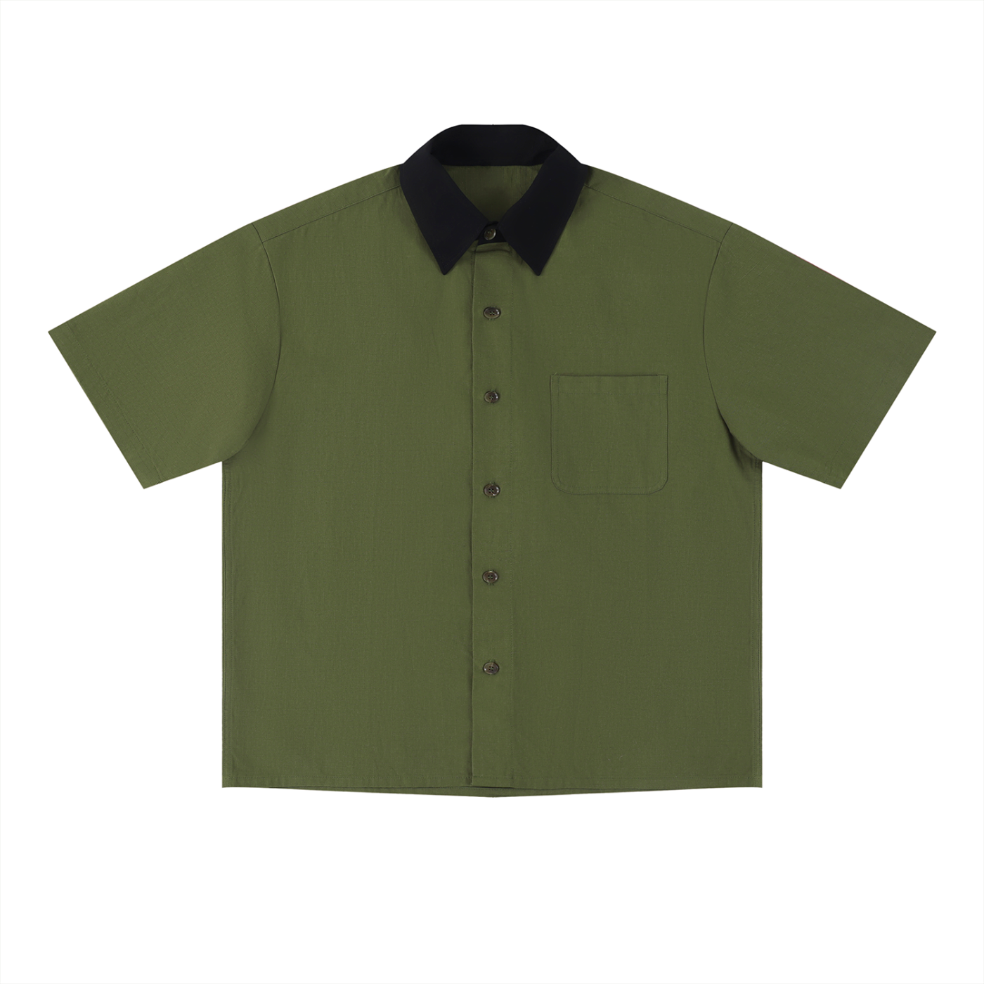 Gallo Jean | Color Block Button Down T-Shirt