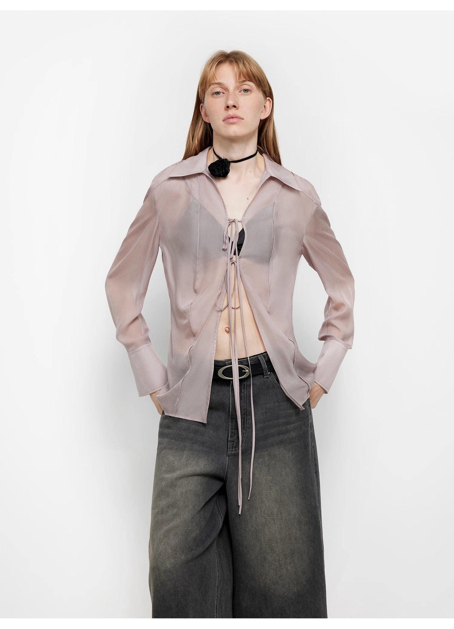 FIRELADY FUR | Women's Silk Chiffon Top