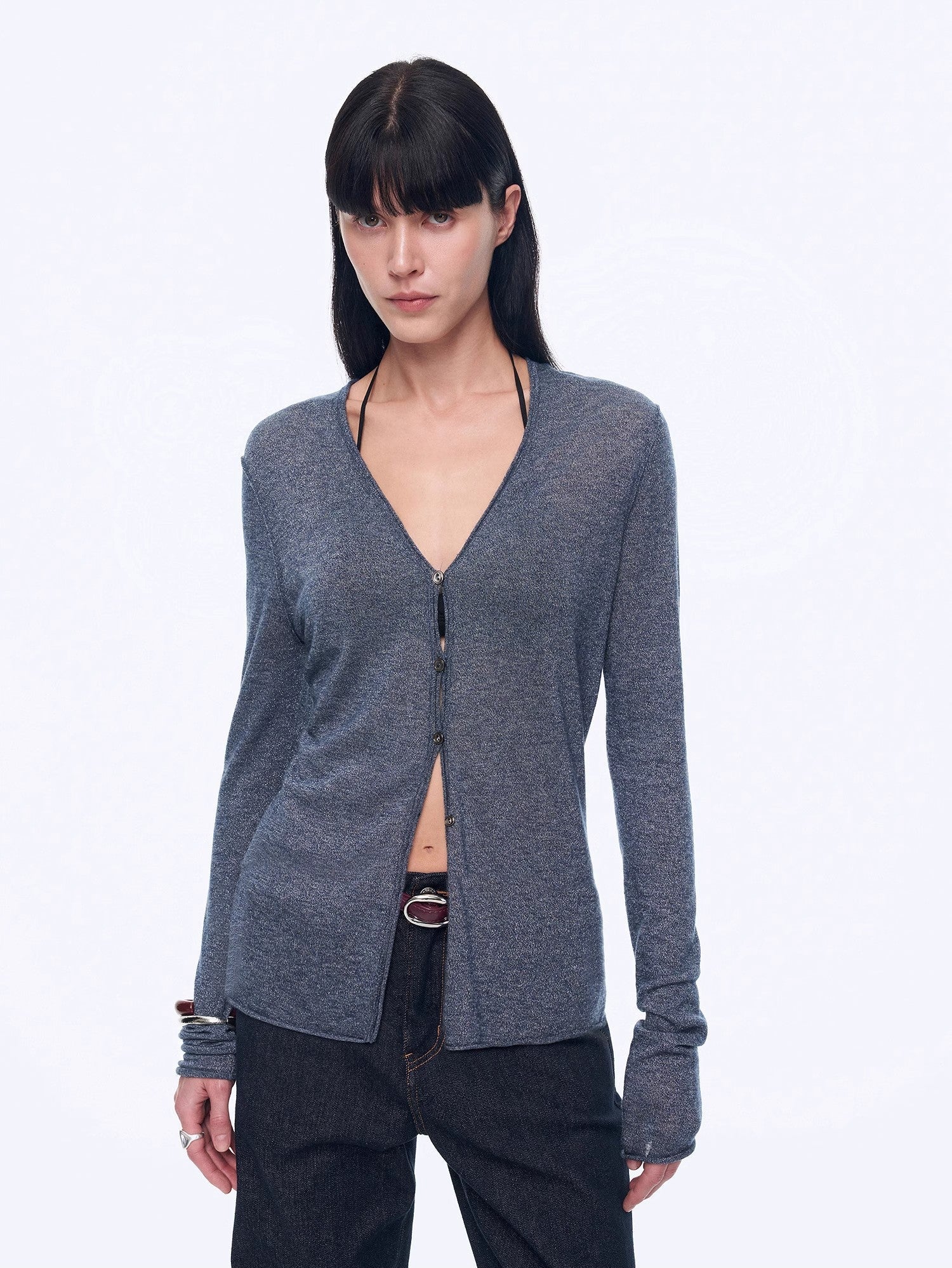 FIRELADY FUR | Women's Wool Blend Knit Cardigan