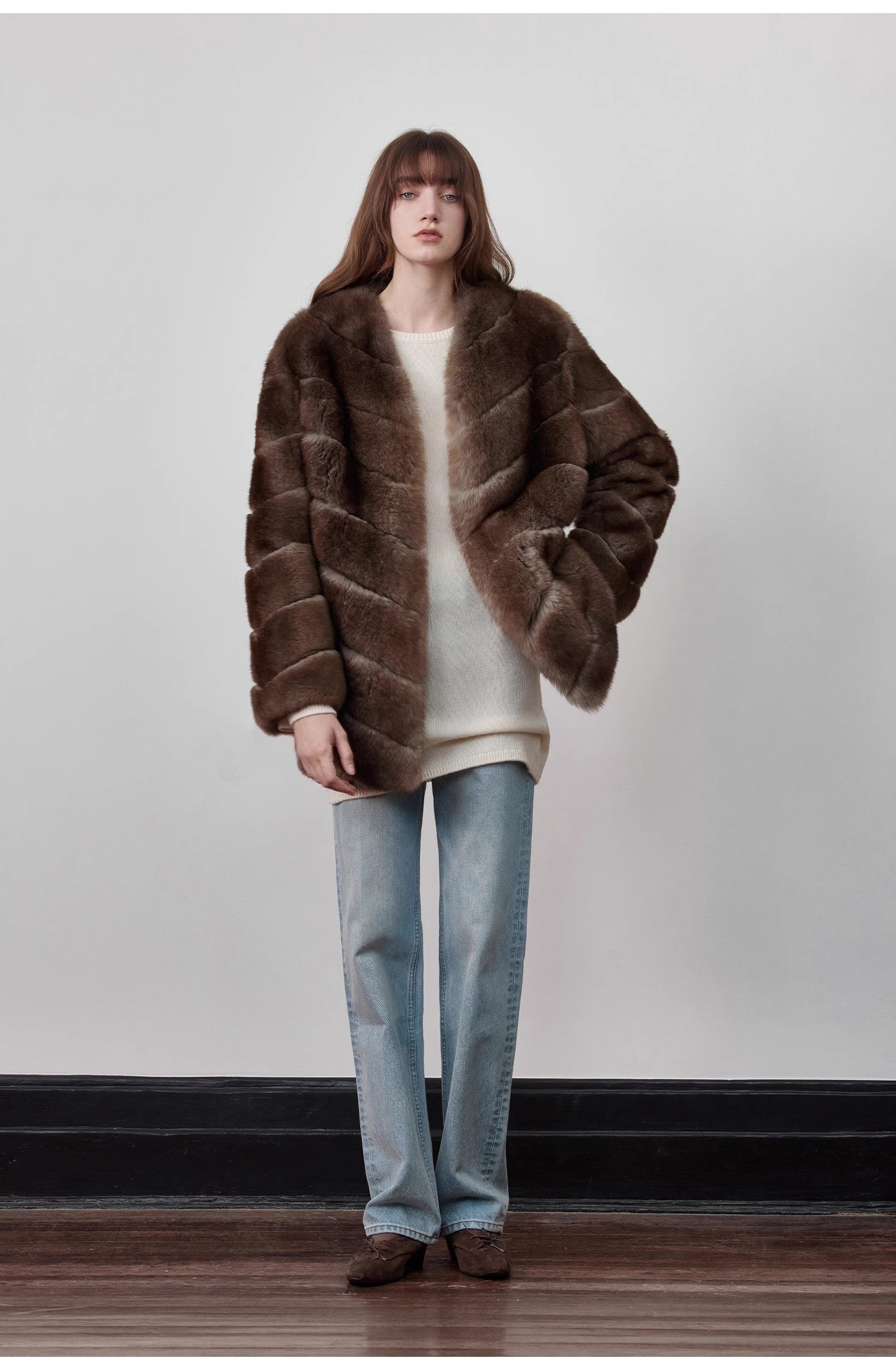 FIRELADY FUR | Women's Merino Wool Trumpet Sleeve Sweater