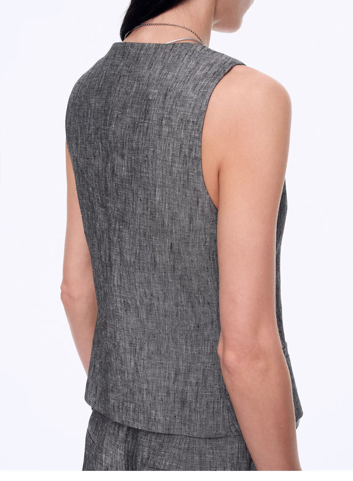 PREMIUM STYLE CO. LTD. | Women's Linen Vest & Trousers Suit Set