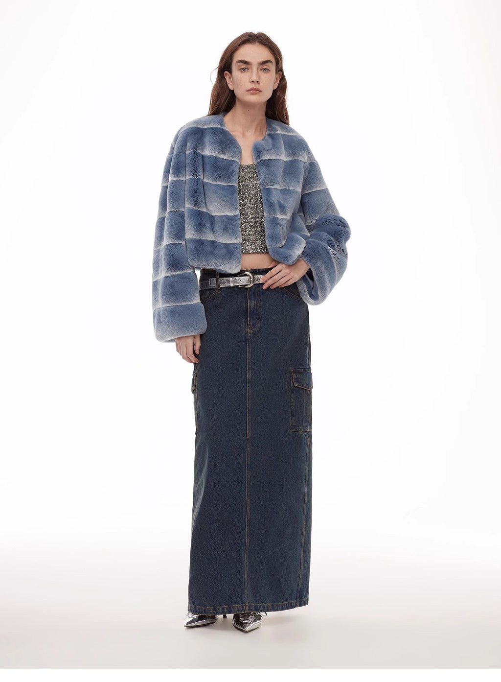 FIRELADY FUR | Women's Rex Rabbit Fur Jacket