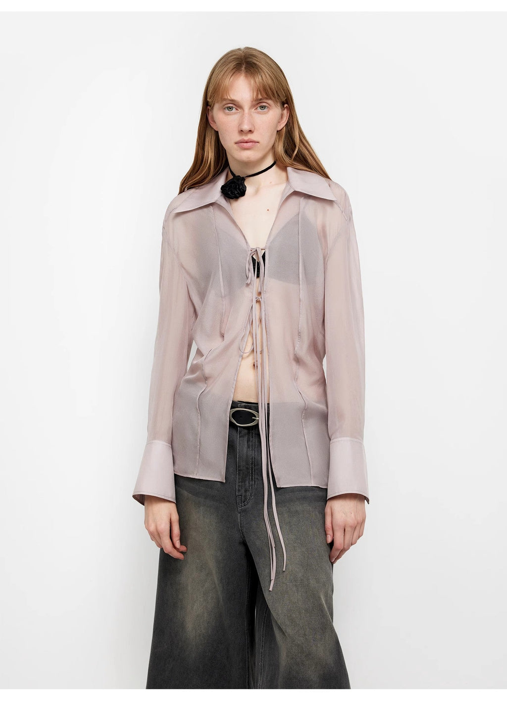 FIRELADY FUR | Women's Silk Chiffon Top