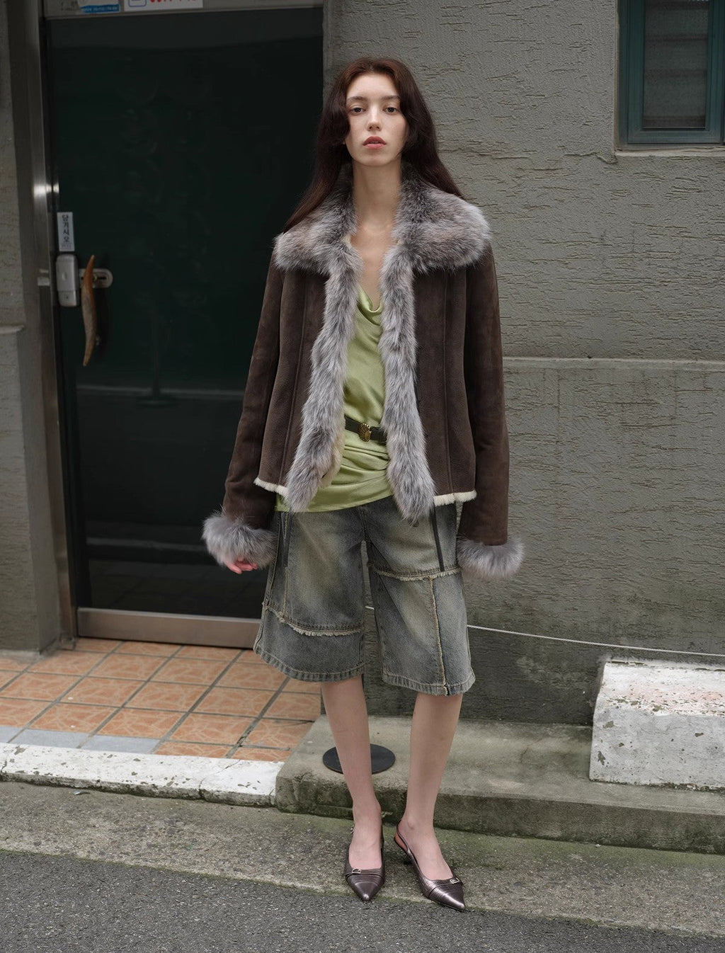 FIRELADY FUR | Women's Merino Wool & Fox Fur Jacket