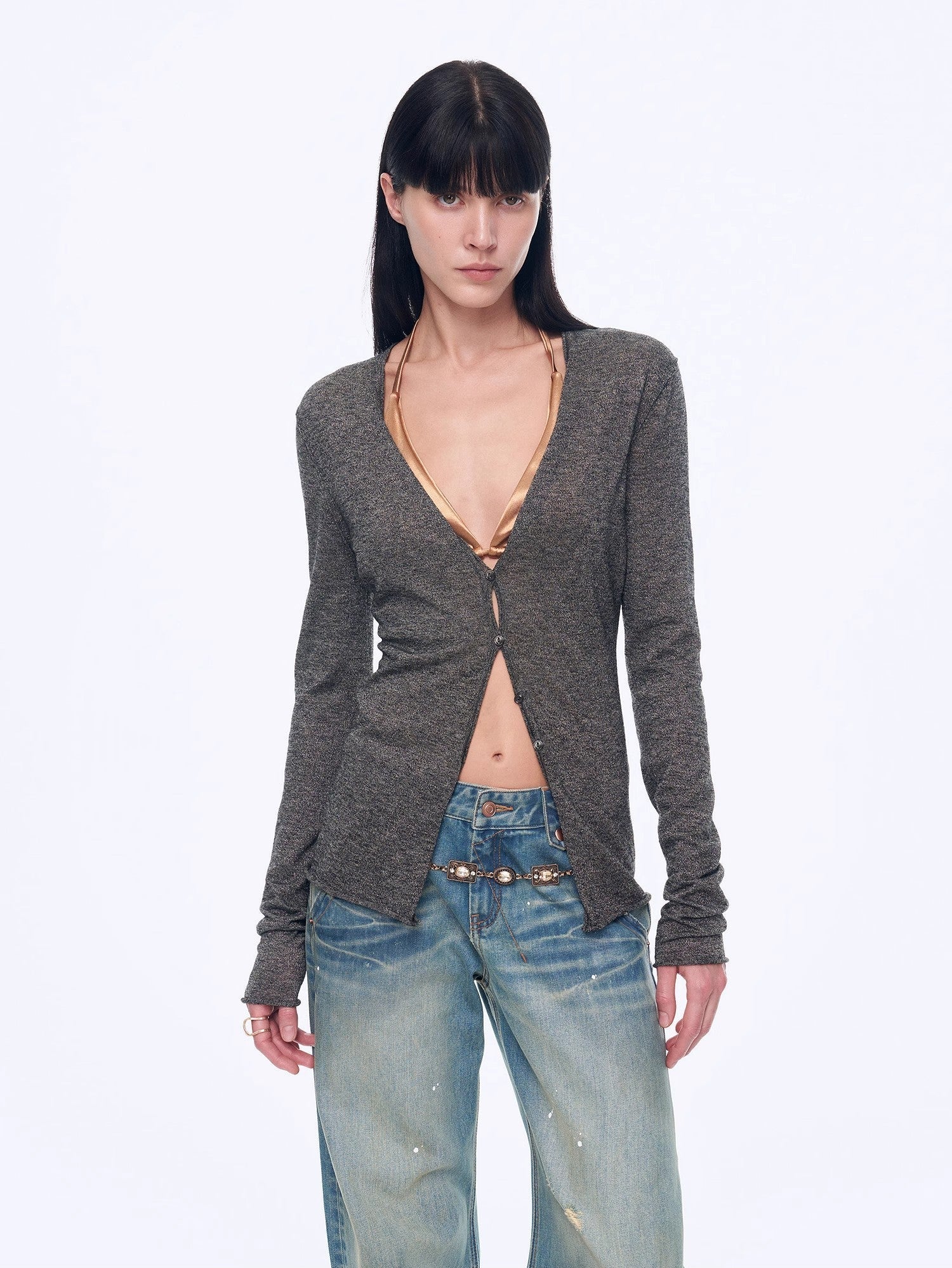 FIRELADY FUR | Women's Wool Blend Knit Cardigan