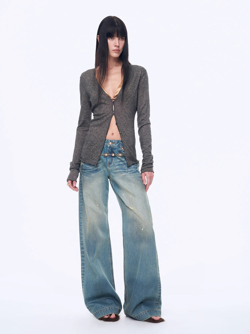 FIRELADY FUR | Women's Wool Blend Knit Cardigan