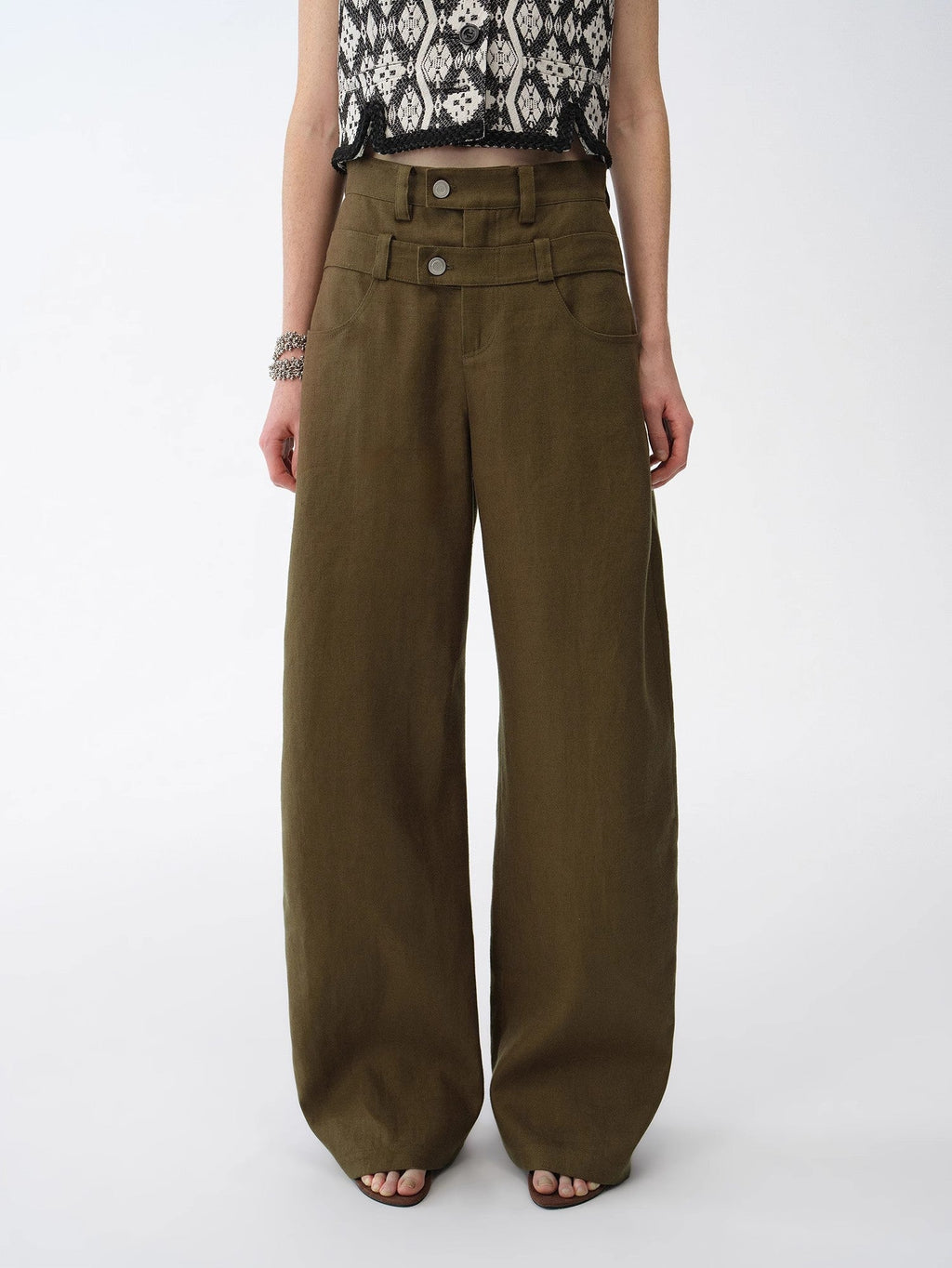 FIRELADY FUR | Women's Linen Scimitar Pants