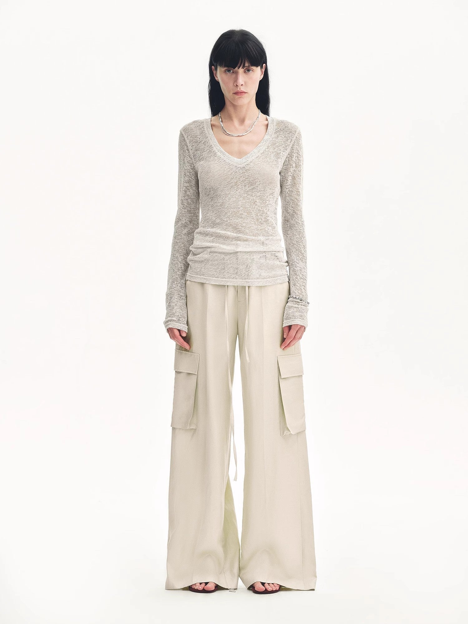 PREMIUM STYLE CO. LTD. | Women's Tencel & Linen Blend Wide Leg Pants