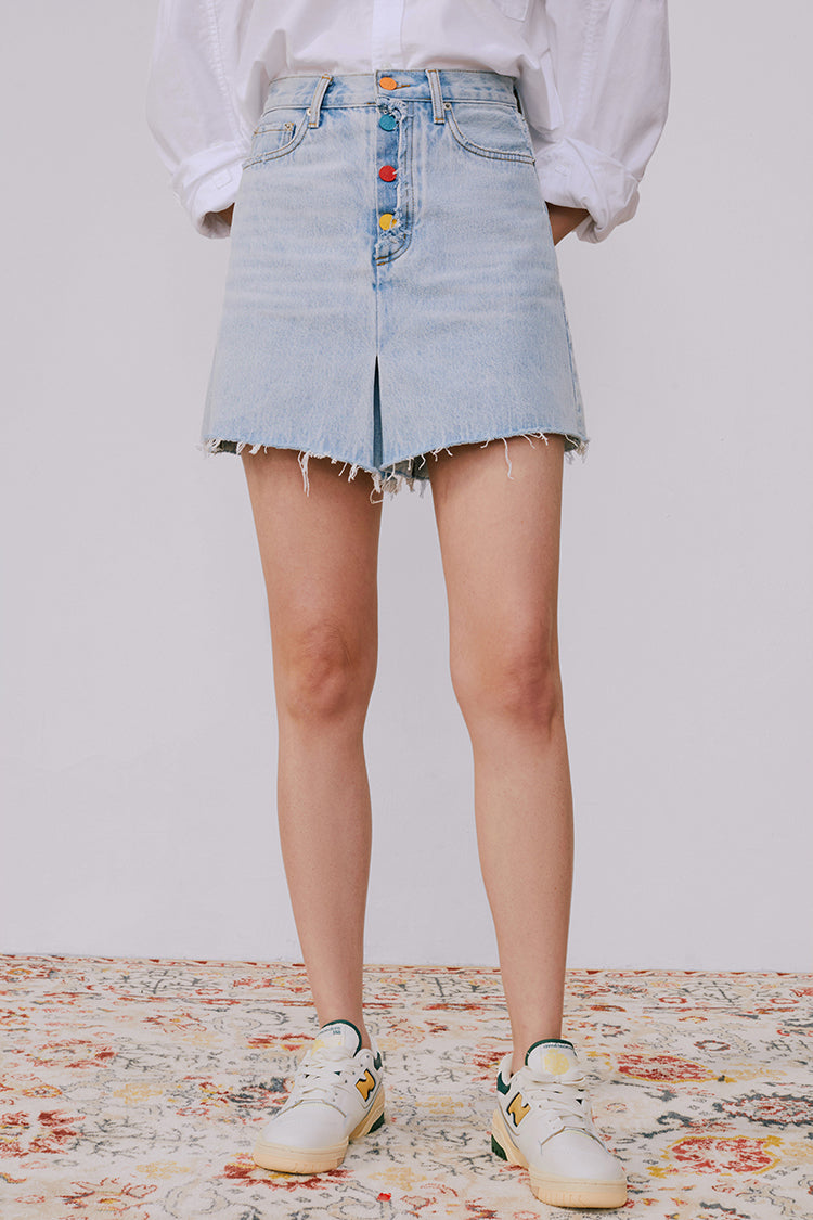 Hey Joanie | Rainbow Pleat Skort