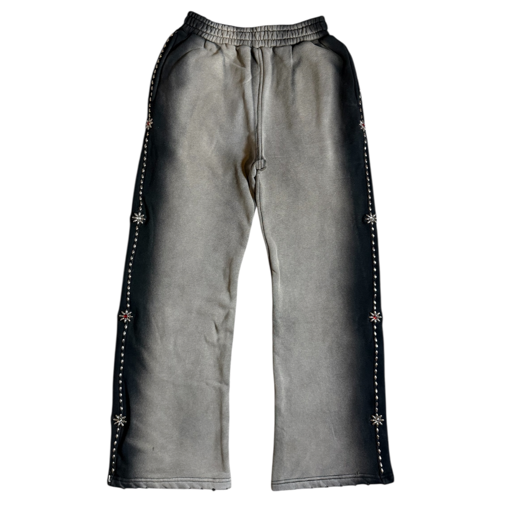 BRAINWASHED | Grey Sunflower Sweatpants