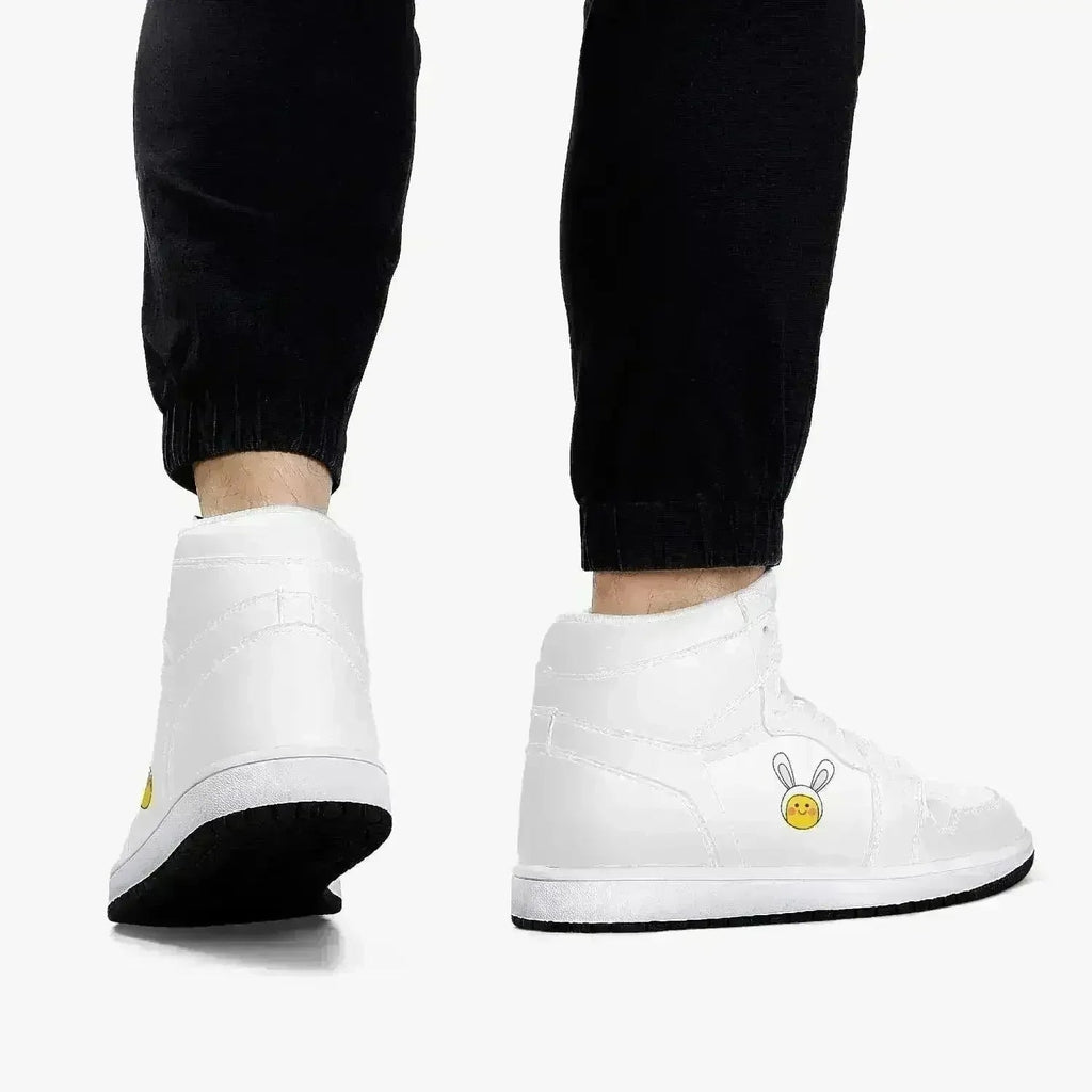 Jacki Easlick | Lux Bunny High-Top Leather Sneakers
