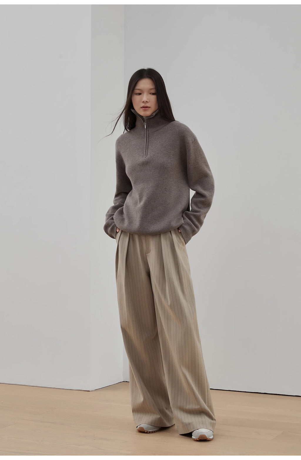 PREMIUM STYLE CO. LTD. | Women's Merino Wool Pullover Turtleneck Sweater