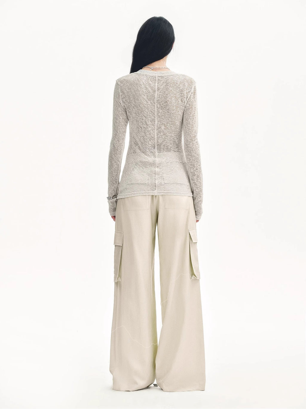 PREMIUM STYLE CO. LTD. | Women's Tencel & Linen Blend Wide Leg Pants