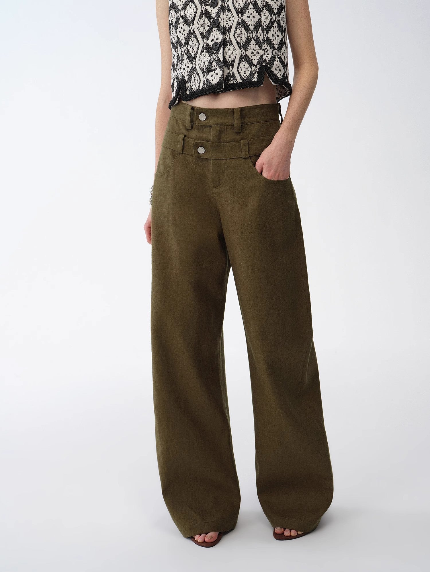 FIRELADY FUR | Women's Linen Scimitar Pants