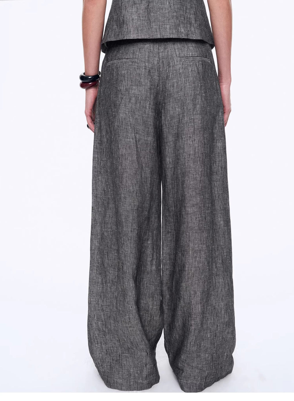 PREMIUM STYLE CO. LTD. | Women's Linen Vest & Trousers Suit Set