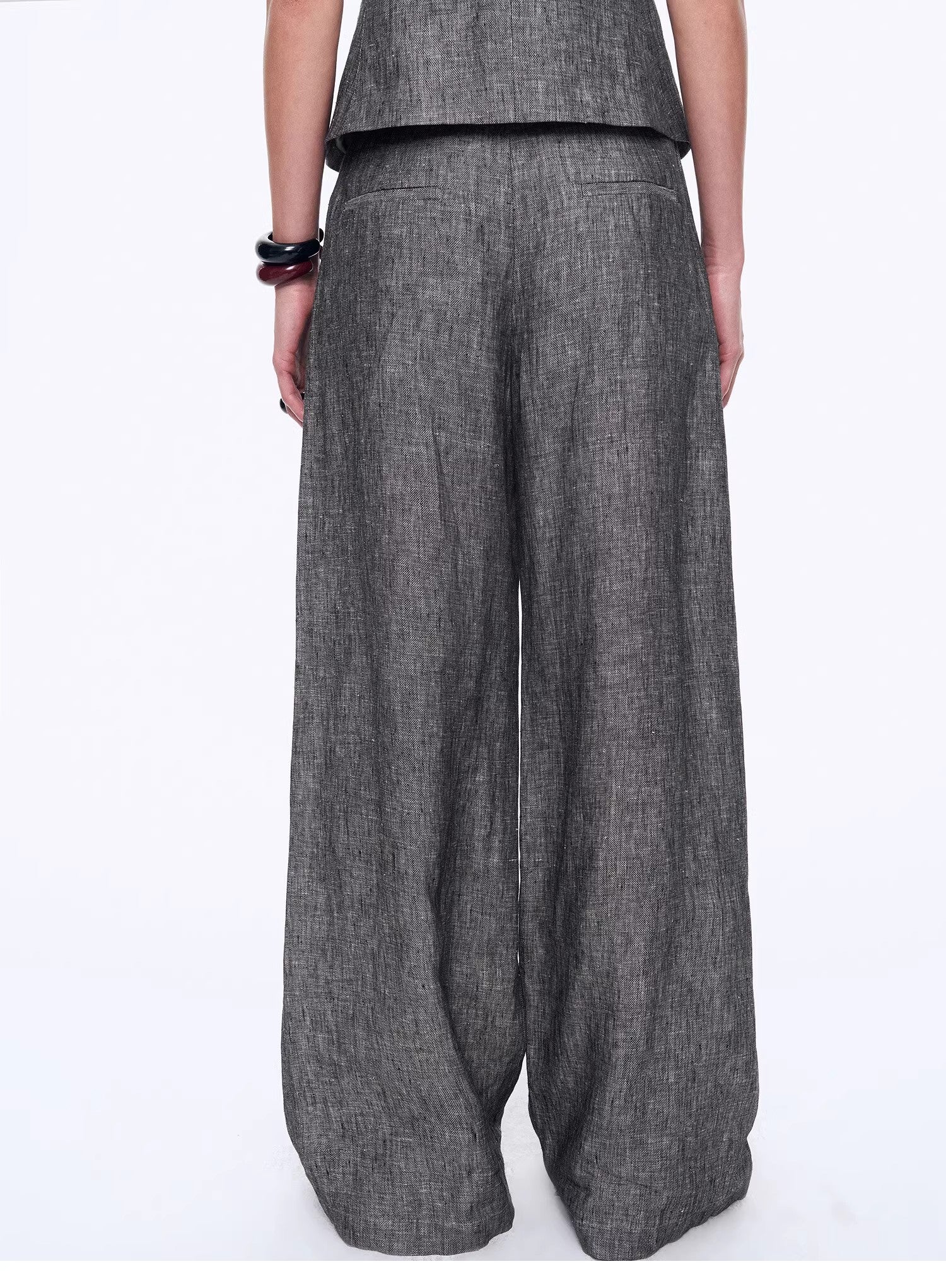 PREMIUM STYLE CO. LTD. | Women's Linen Vest & Trousers Suit Set