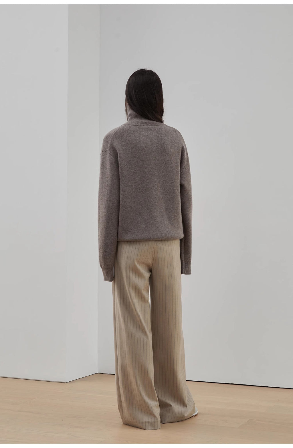 PREMIUM STYLE CO. LTD. | Women's Merino Wool Pullover Turtleneck Sweater