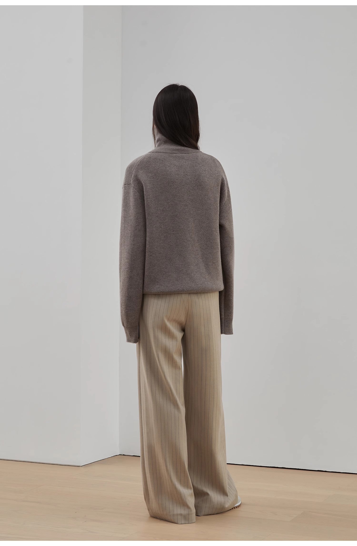 PREMIUM STYLE CO. LTD. | Women's Merino Wool Pullover Turtleneck Sweater