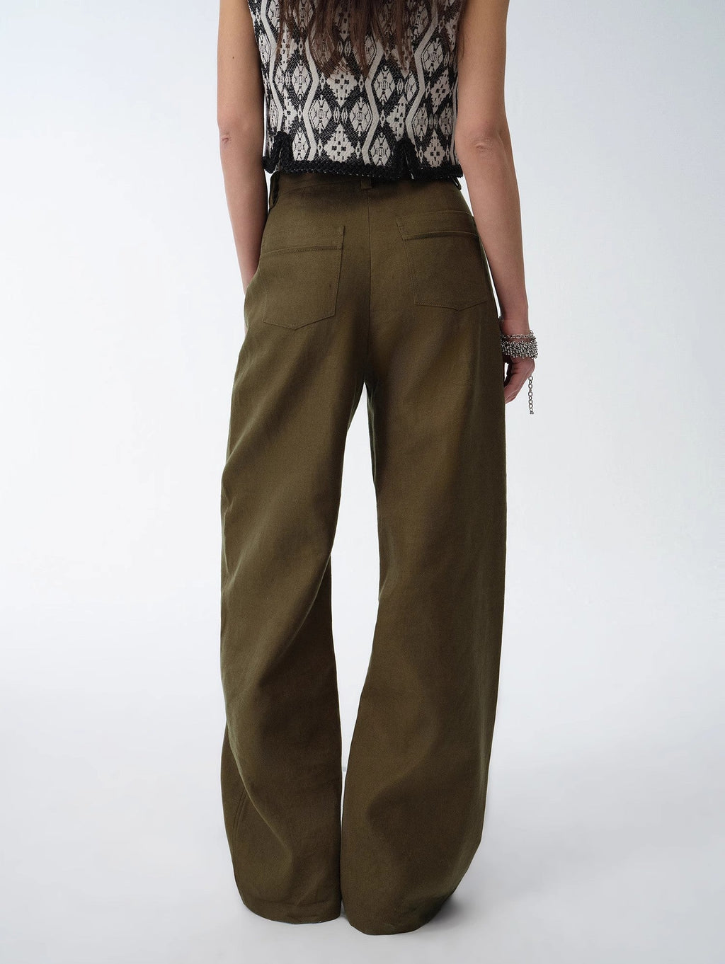 FIRELADY FUR | Women's Linen Scimitar Pants