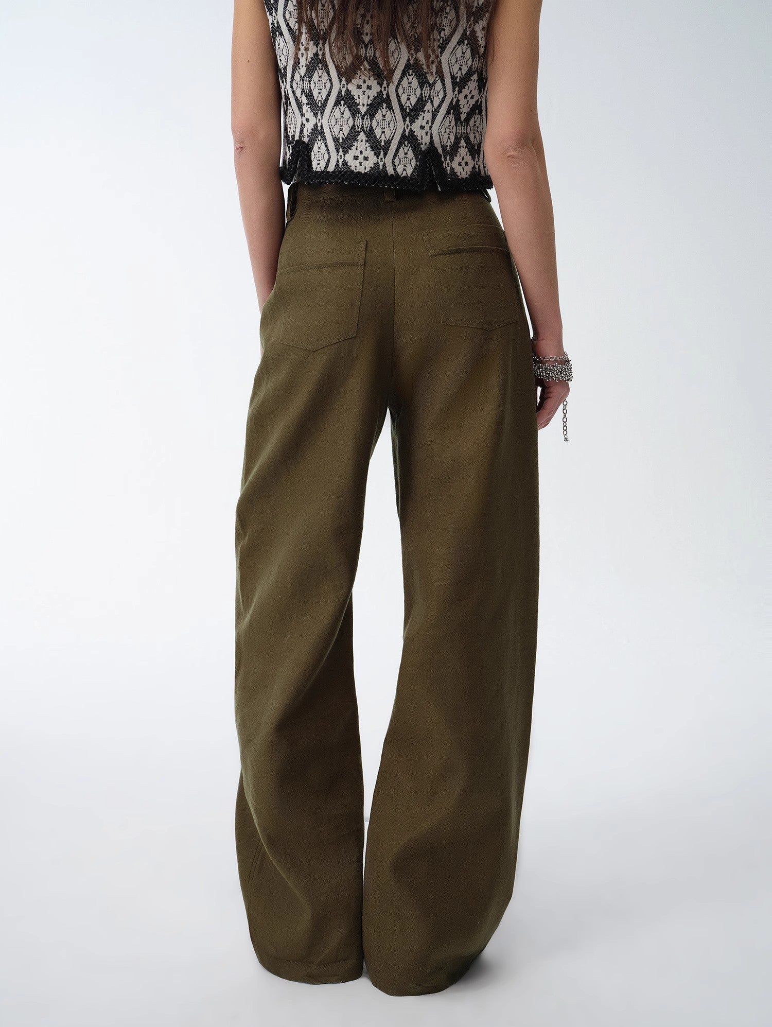 FIRELADY FUR | Women's Linen Scimitar Pants