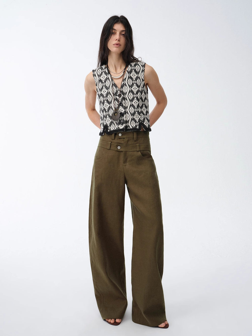 FIRELADY FUR | Women's Linen Scimitar Pants
