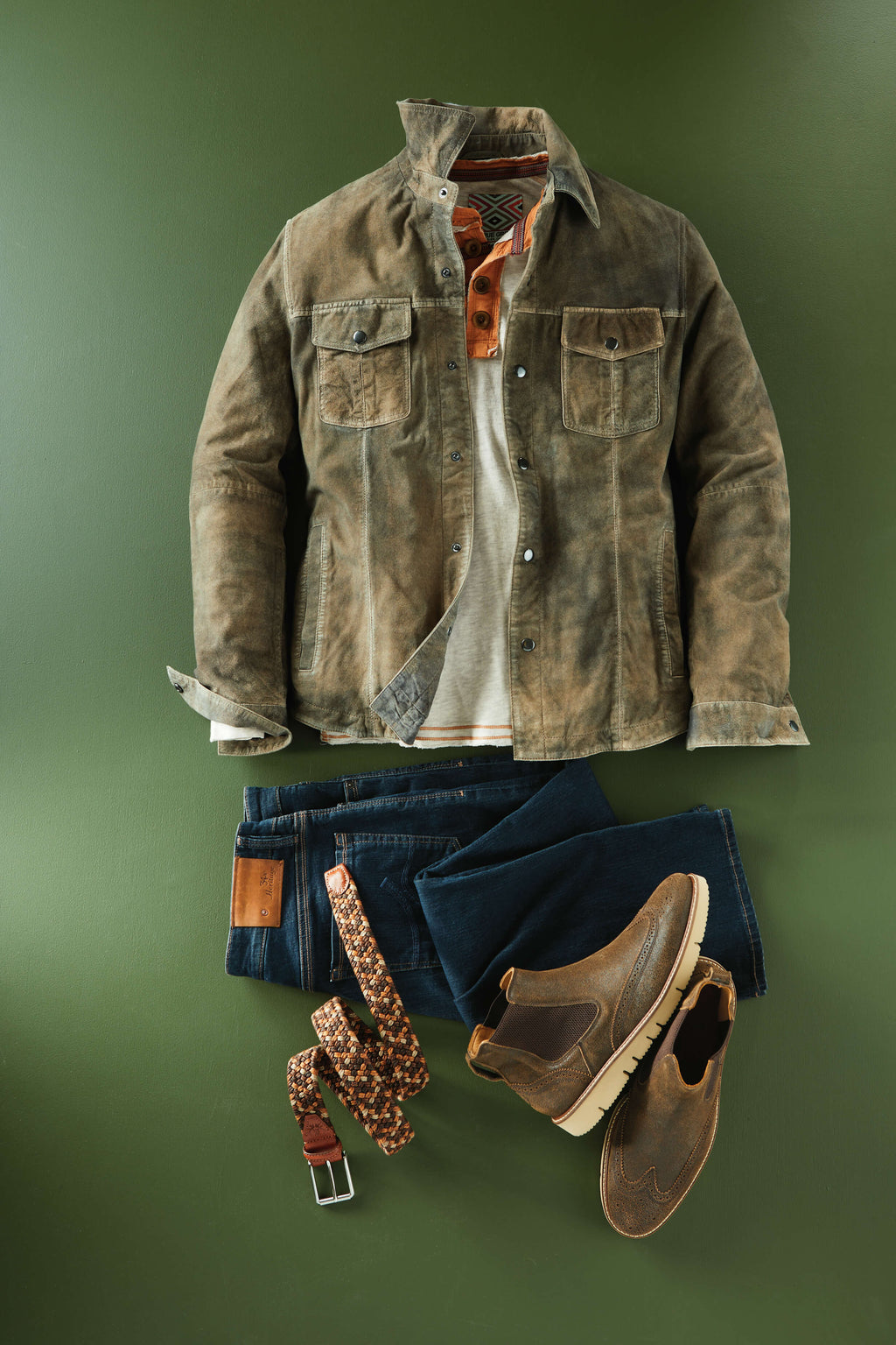 Patrick James | Men's Hester Suede Shirt Jacket