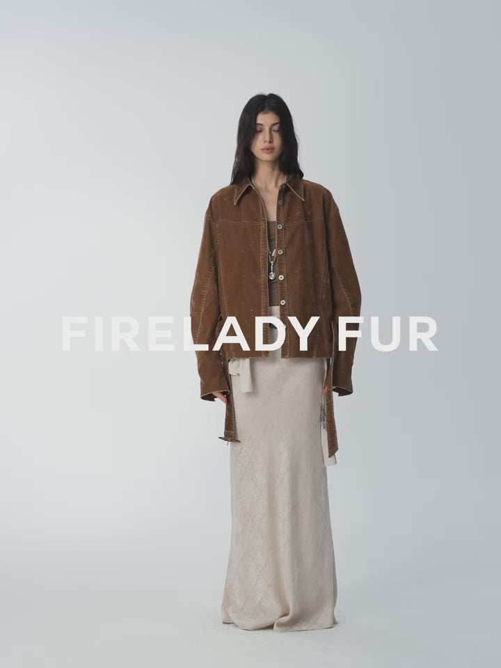 FIRELADY FUR | Women's Distressed Cotton Jacket