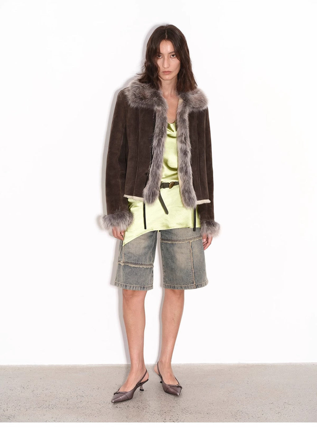 FIRELADY FUR | Women's Merino Wool & Fox Fur Jacket