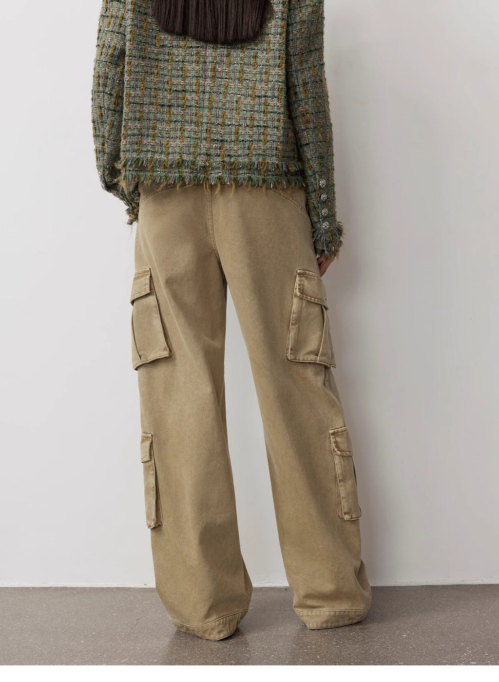 PREMIUM STYLE CO. LTD. | "Nostalgic Wasteland" Cocoon Cargo Jeans