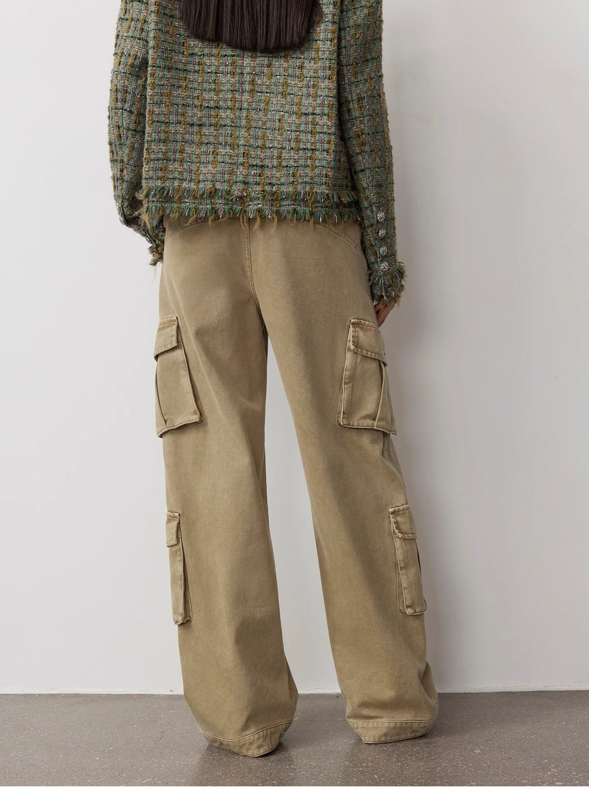 PREMIUM STYLE CO. LTD. | "Nostalgic Wasteland" Cocoon Cargo Jeans